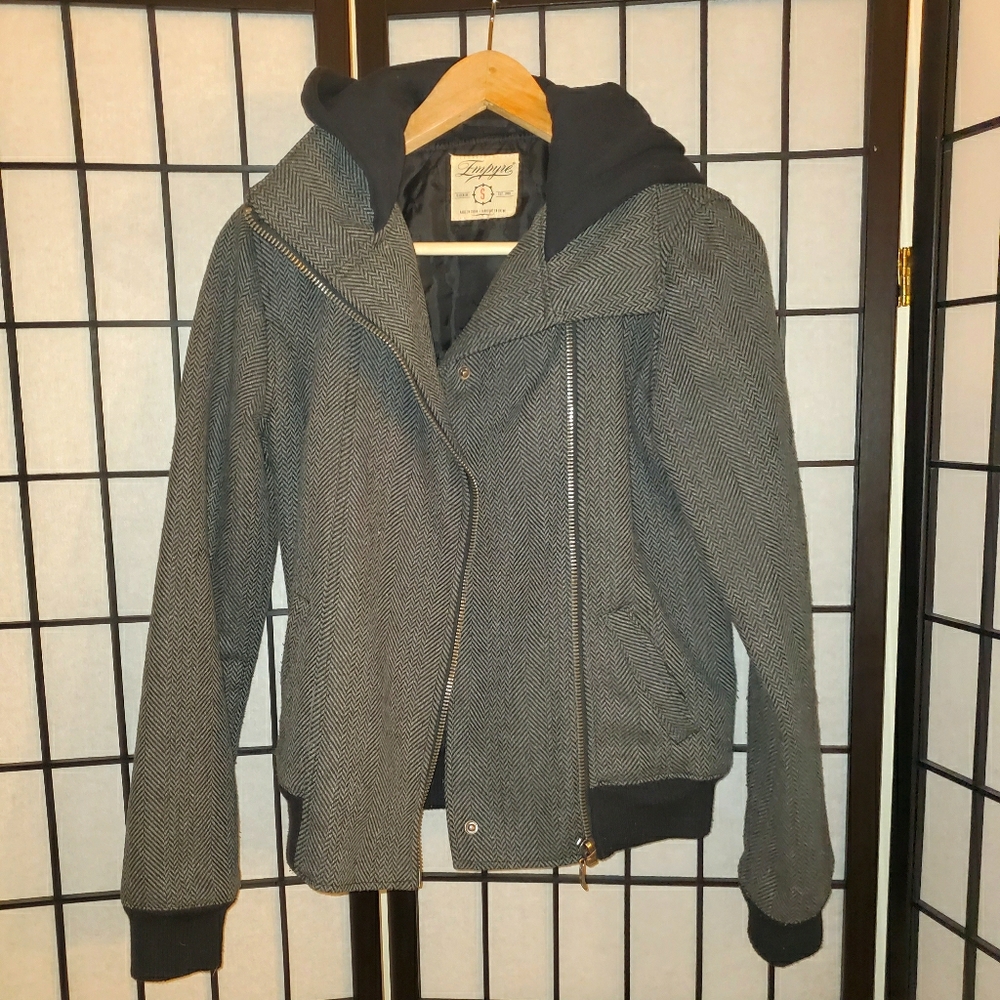 Empyre Hooded Bomber Jacket
